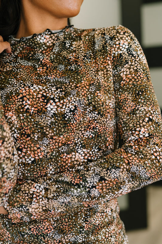 Loud and Proud Long Sleeve Lettuce Hem Top