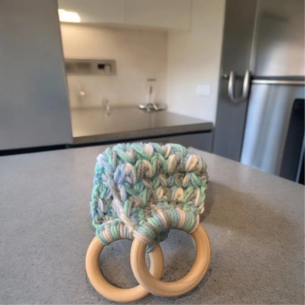 Handmade Crocheted Towel Topper