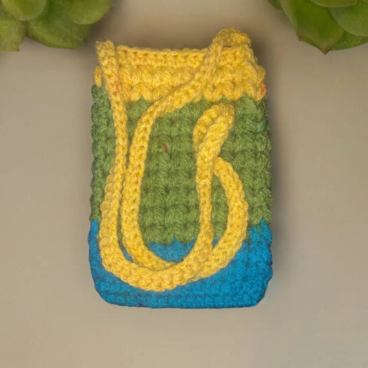 Handcrafted Crochet Phone Pouch with Strap