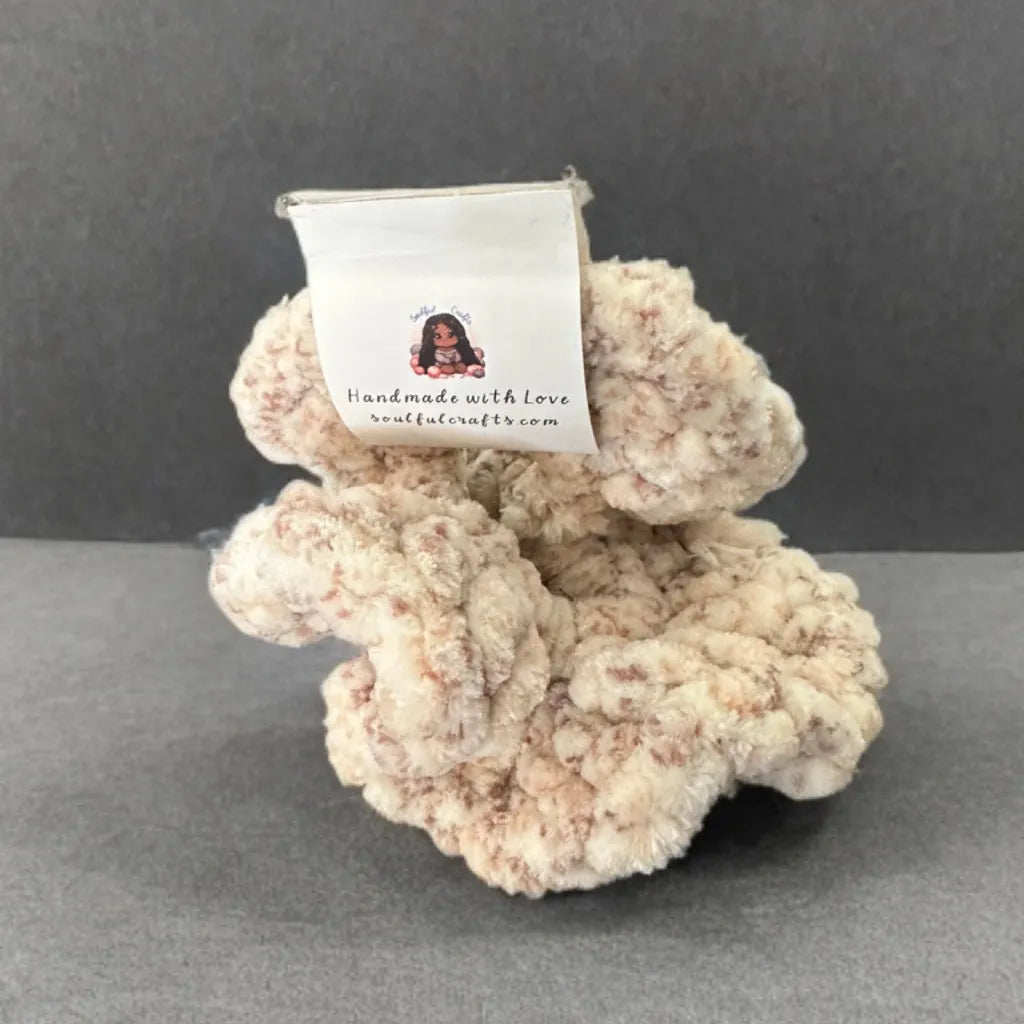 Handmade Fluffy Crochet Hair Scrunchie