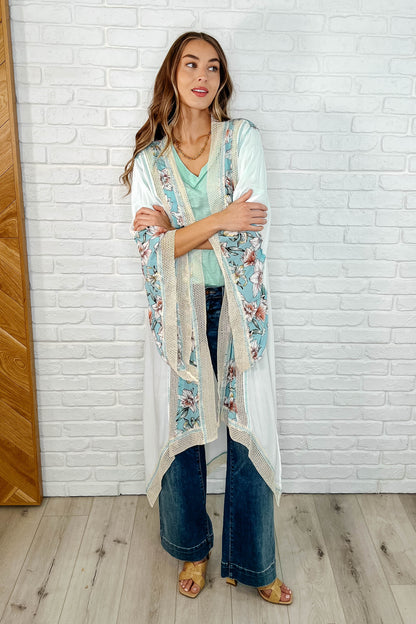 Always Flowing Open Front High Low Cardigan
