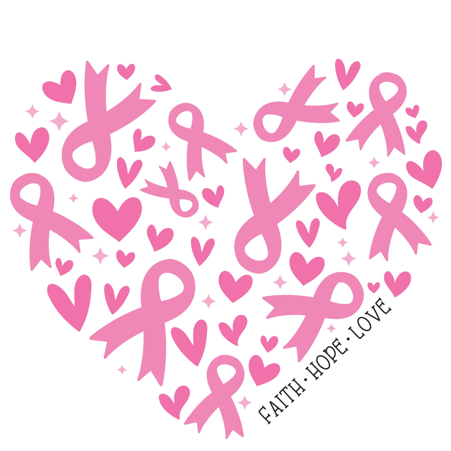 Ribbon Heart | Build Your Own Shirt