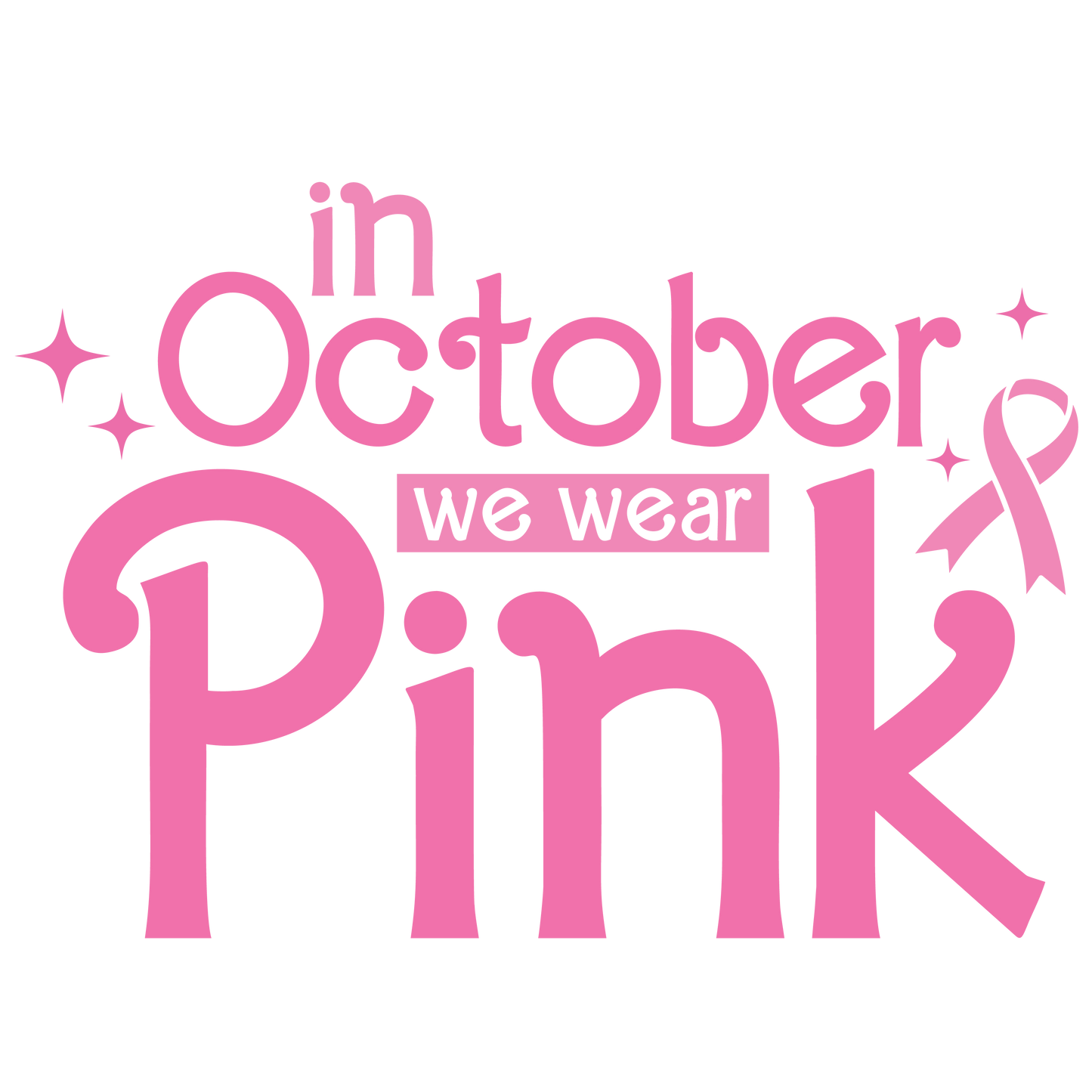 October Pink | Build Your Own Shirt