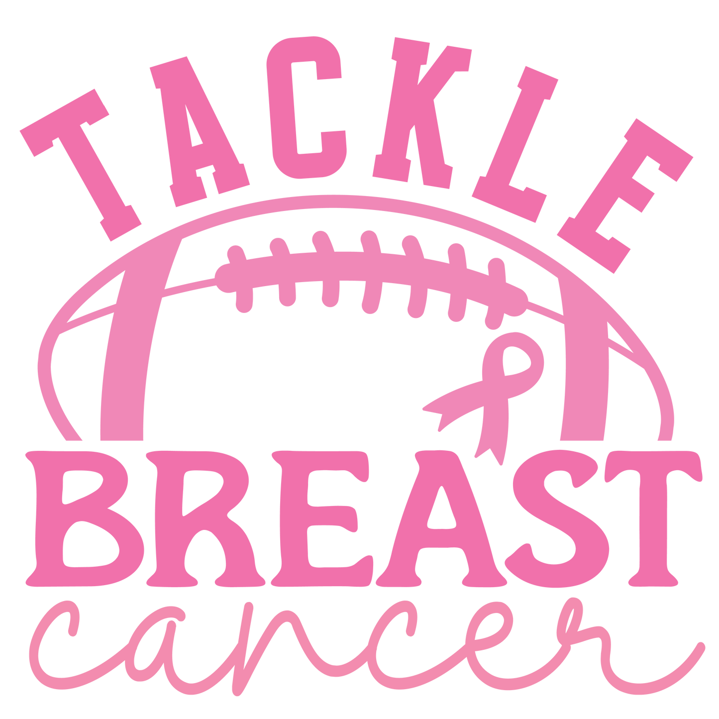 Tackle Breast Cancer | Build Your Own Shirt