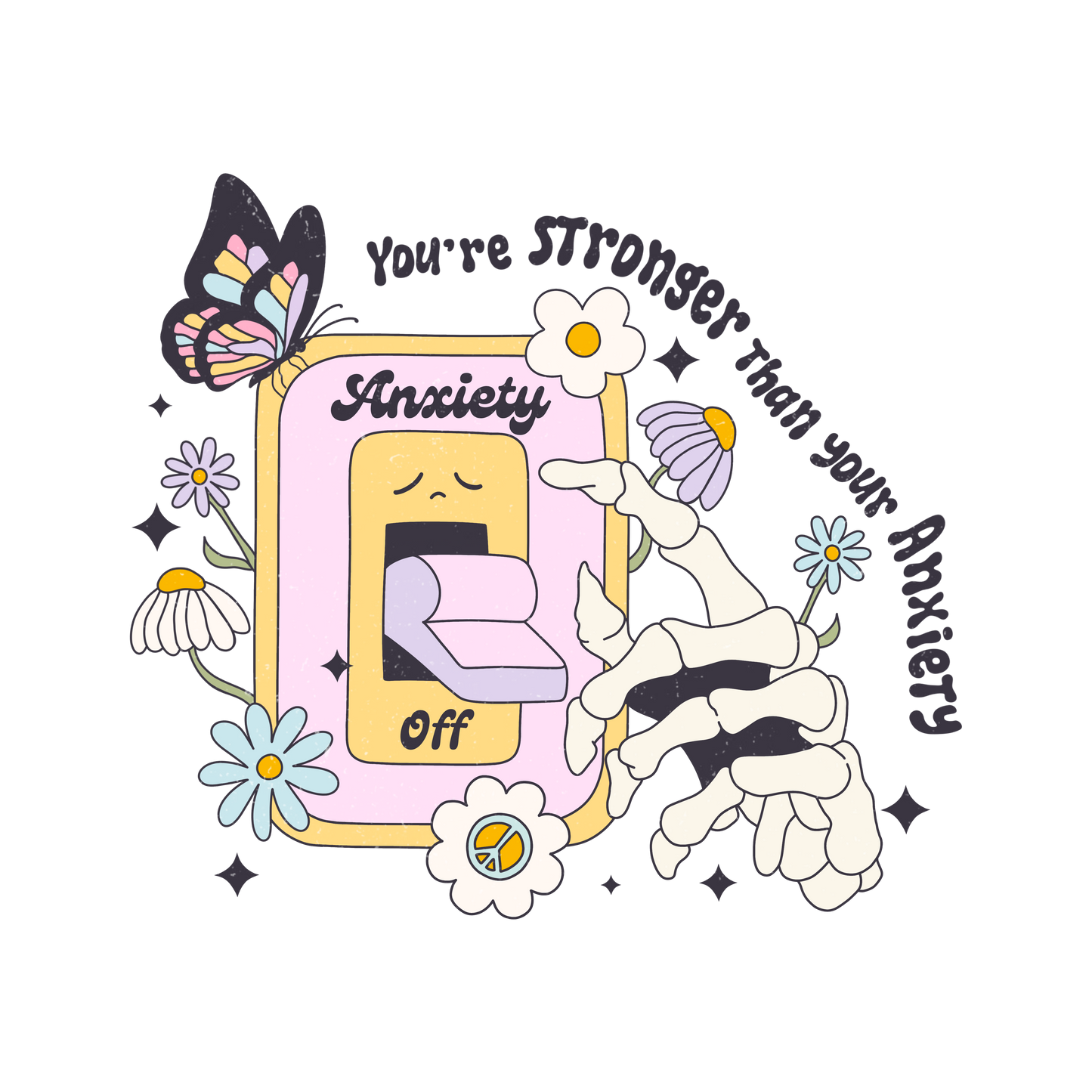 Stronger than Anxiety  | Build Your Own Shirt