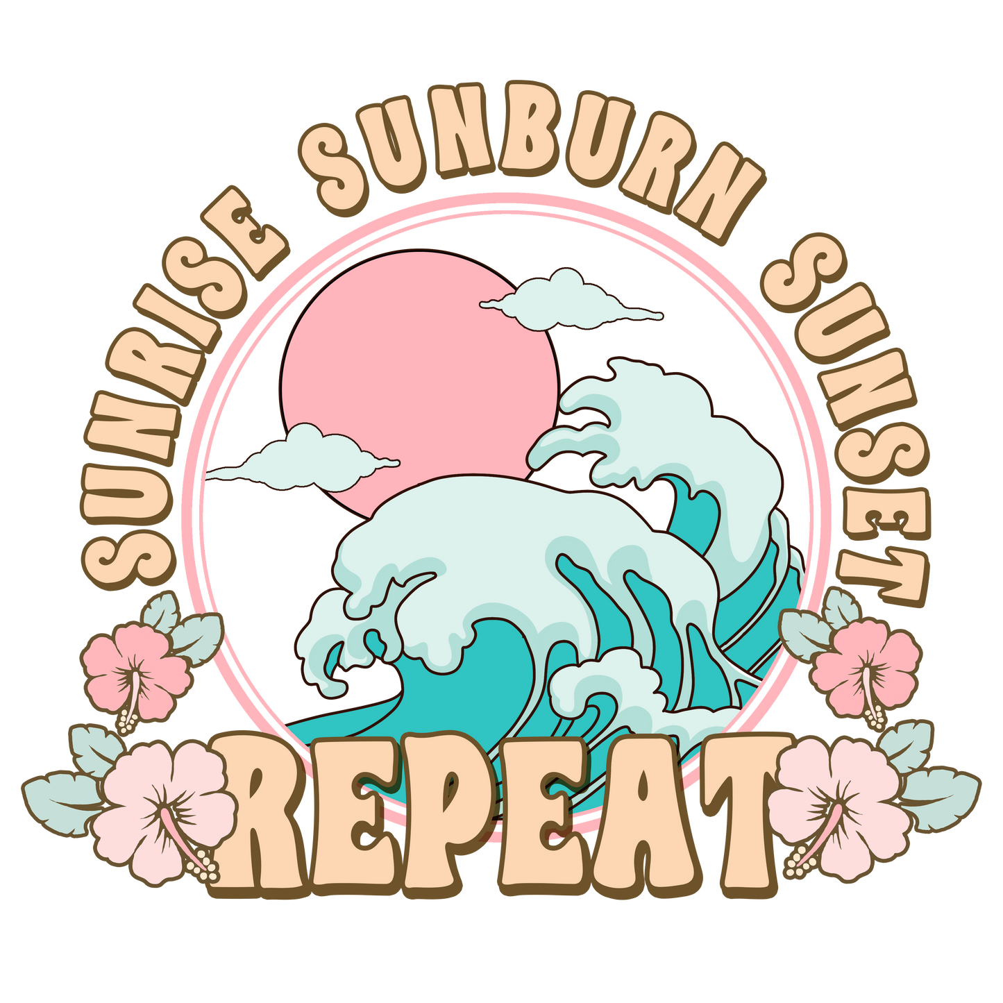 Sunrise, Sunburn, Sunset | Build Your Own Shirt