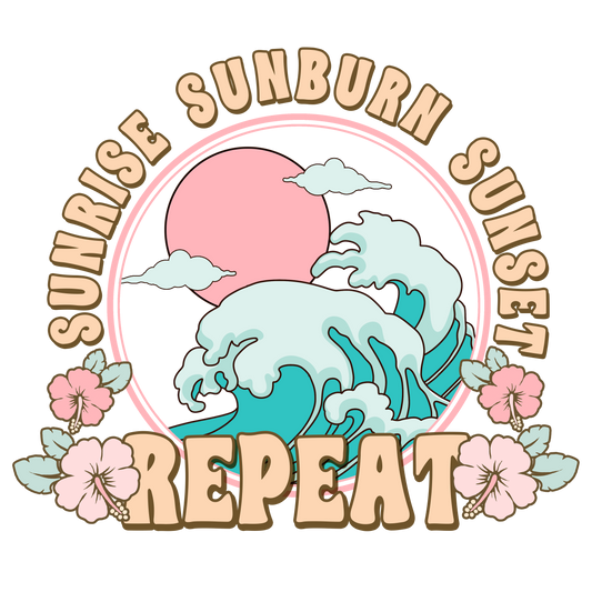 Sunrise, Sunburn, Sunset | Build Your Own Shirt