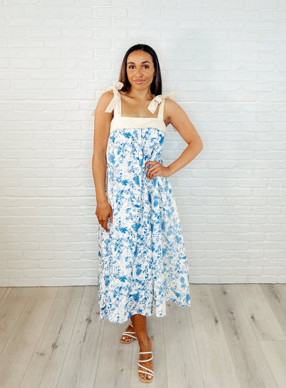 Prepare the Yacht Square Neck Dress